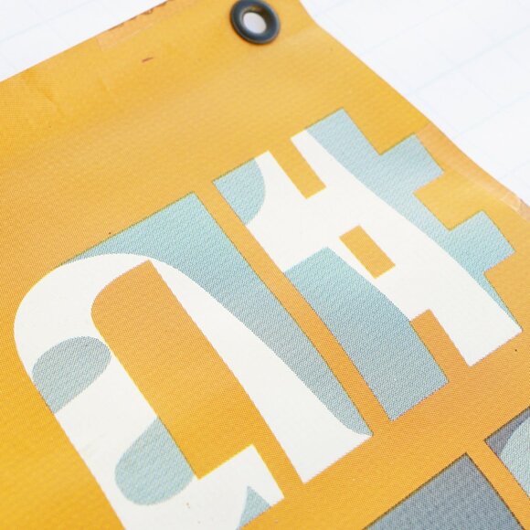 Alphanumeric Official Promo Vinyl Banner Deadstock VTG Vintage Skate Skateboard - Picture 2 of 4